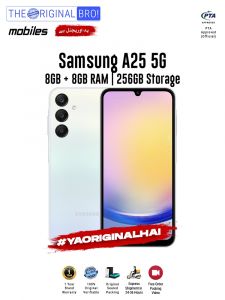 Samsung A25 5G - 8GB RAM - 256GB Storage - PTA Approved - 12 Months Warranty - Light Blue - The Original Bro Mobiles - TOB36
